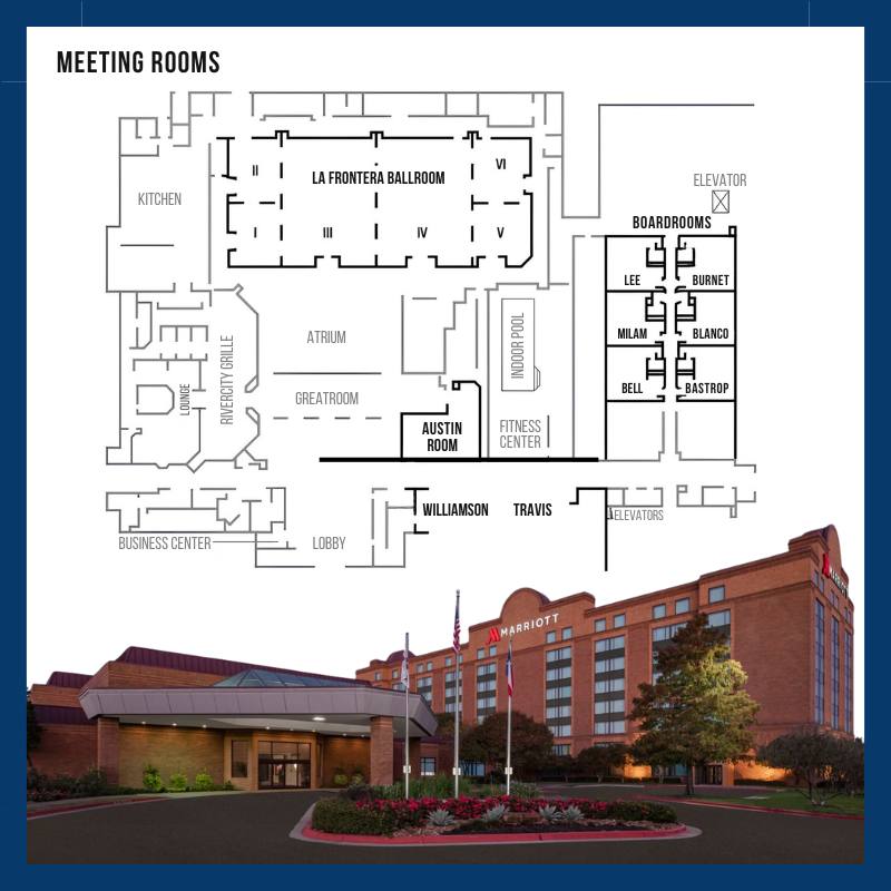 2027 TMDA Annual Conference Venue - Marriot North Austin Round Rock in Round Rock, TX