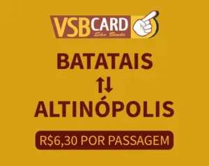 Banner rota Altinópolis para Batatais