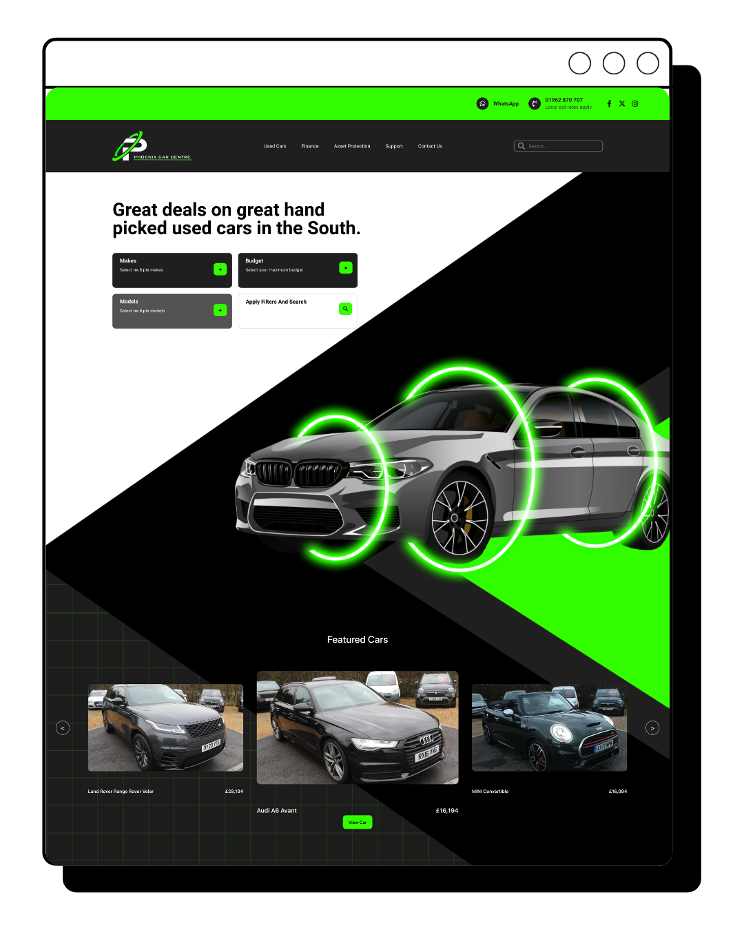 A tablet with a car on the screen.