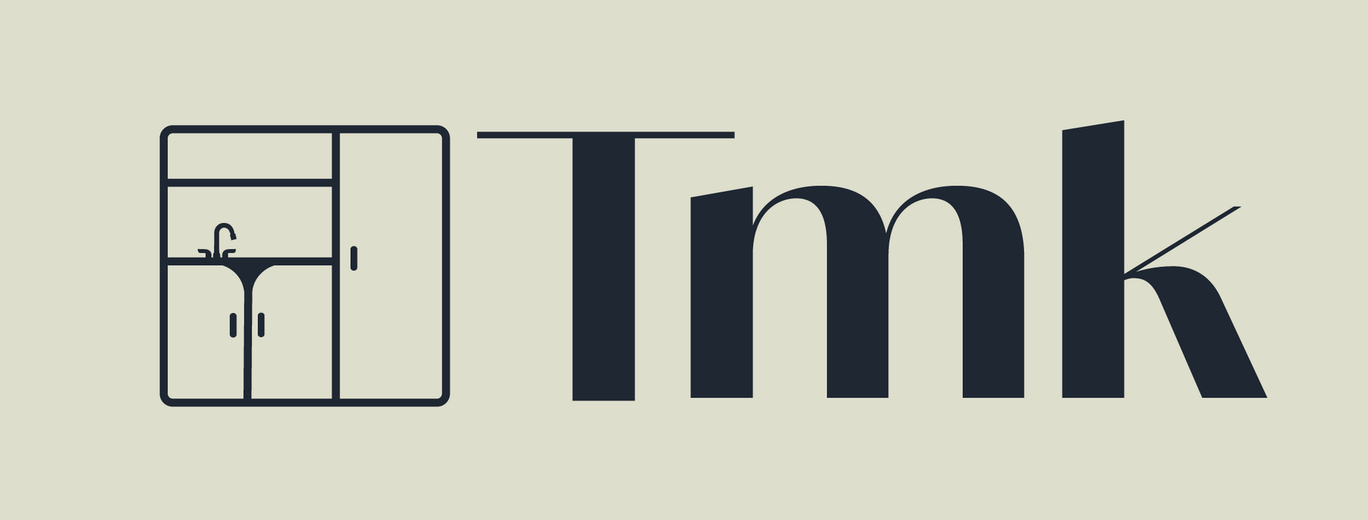The word tmk is on a white background
