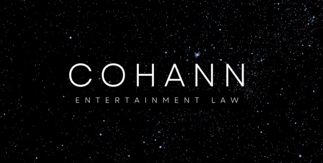 A logo for a company called cohann entertainment law