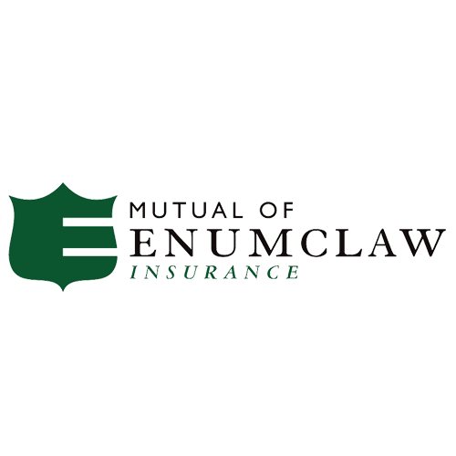 Logo for Mutual of Enumclaw Insurance: green shield with a 
