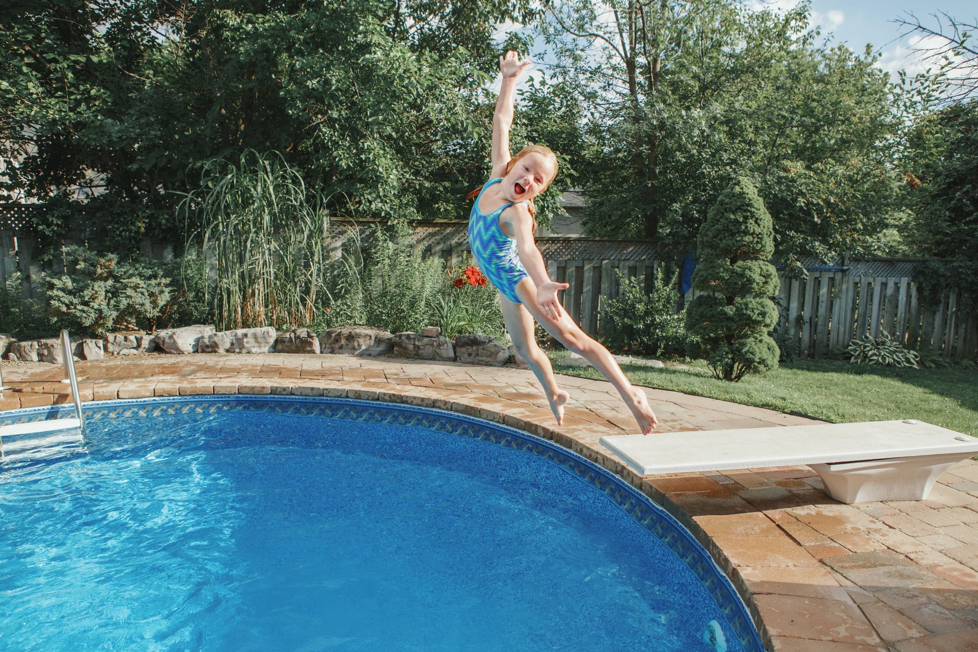 Trampolini per piscine