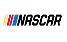 A nascar logo on a white background.
