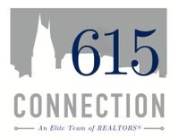 615 Connection logo with gray skyline and blue text, “An Elite Team of REALTORS®”