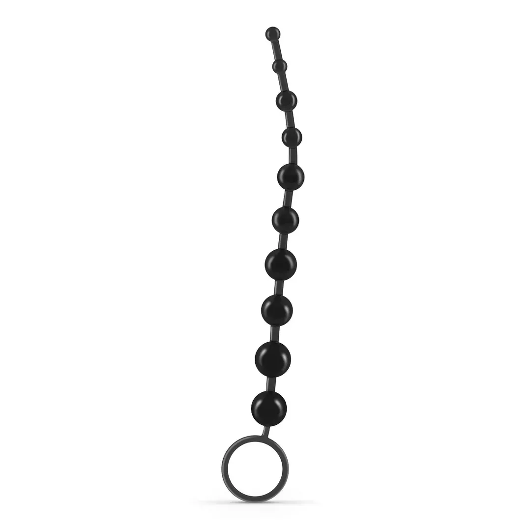 Basic Anal Beads – שרשרת חרוזים אנאליים גמישה עם 10 כדורים | דיסקרטיות מובטחת