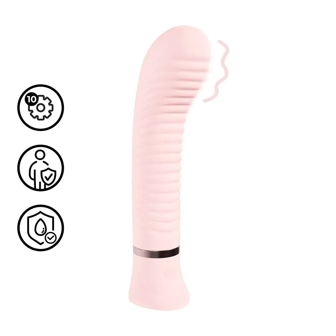 Divine Ribbed G-Spot Vibe – ויברטור מחורץ לנקודת G עם רטט מדויק