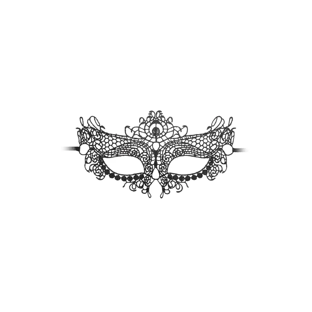 Ouch! Queen Lace Mask – מסכת תחרה אלגנטית בסגנון מלוכה