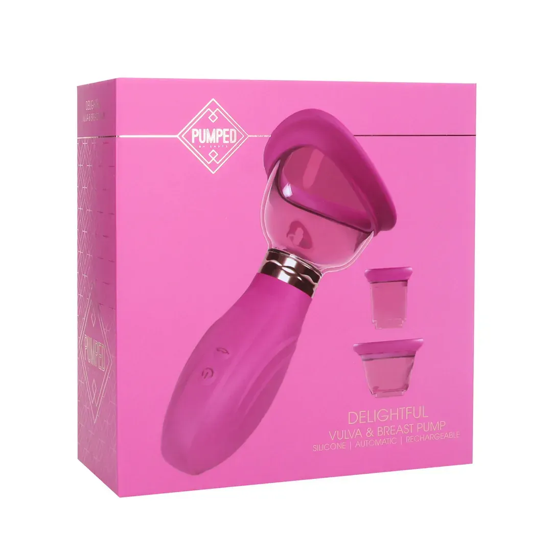 Delightful Rechargeable Vulva & Breast Pump – משאבת ואקום נטענת לשדיים, לפות ולדגדגן