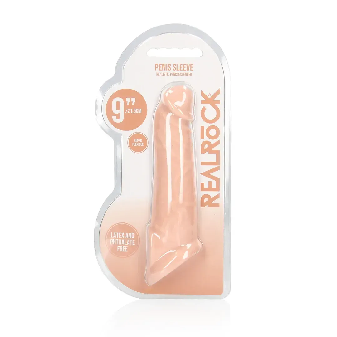 Penis Sheath 9''  שרוול ריאליסטי להעצמת התחושה והמראה