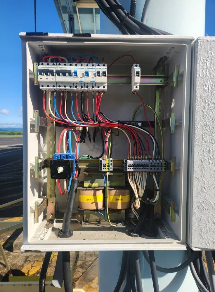 An Open Electrical Control Box — Big Bang Electrical And Air In Trinity Park, QLD