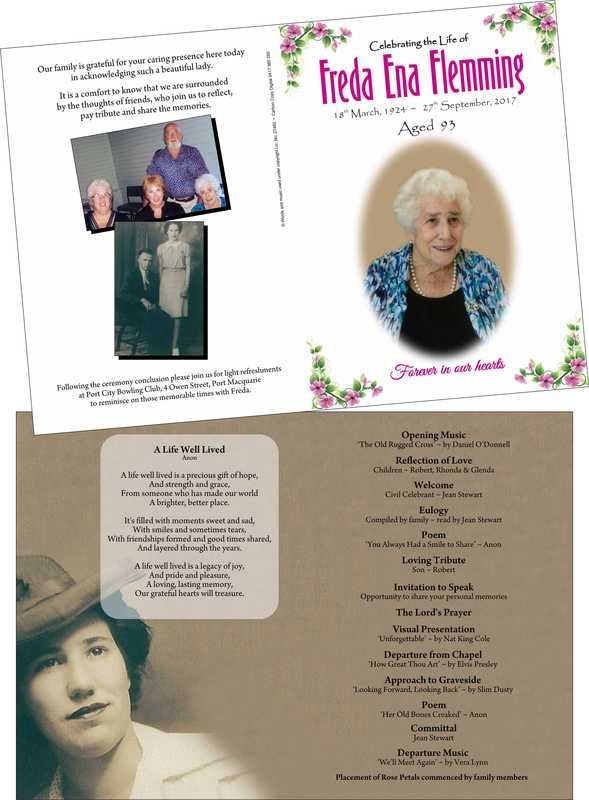 Bereavement Booklet — Carbon Copy Digital in Port Macquarie, NSW
