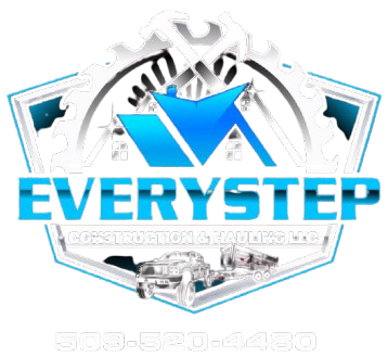 A logo for Everystep Construction and Hauling LCC