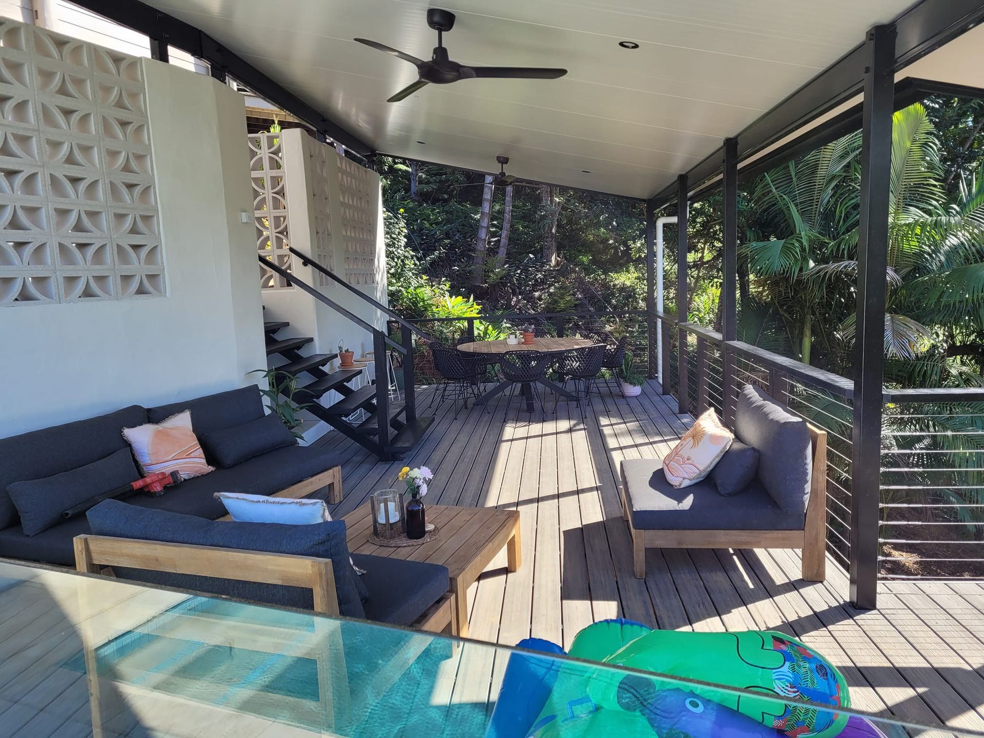 Patio At The Back Of House — Red Dog Landscaping in Banora Point, NSW