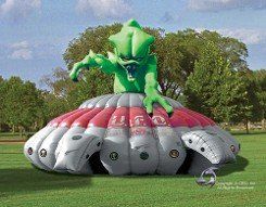 Alien Laser Tag Inflatable