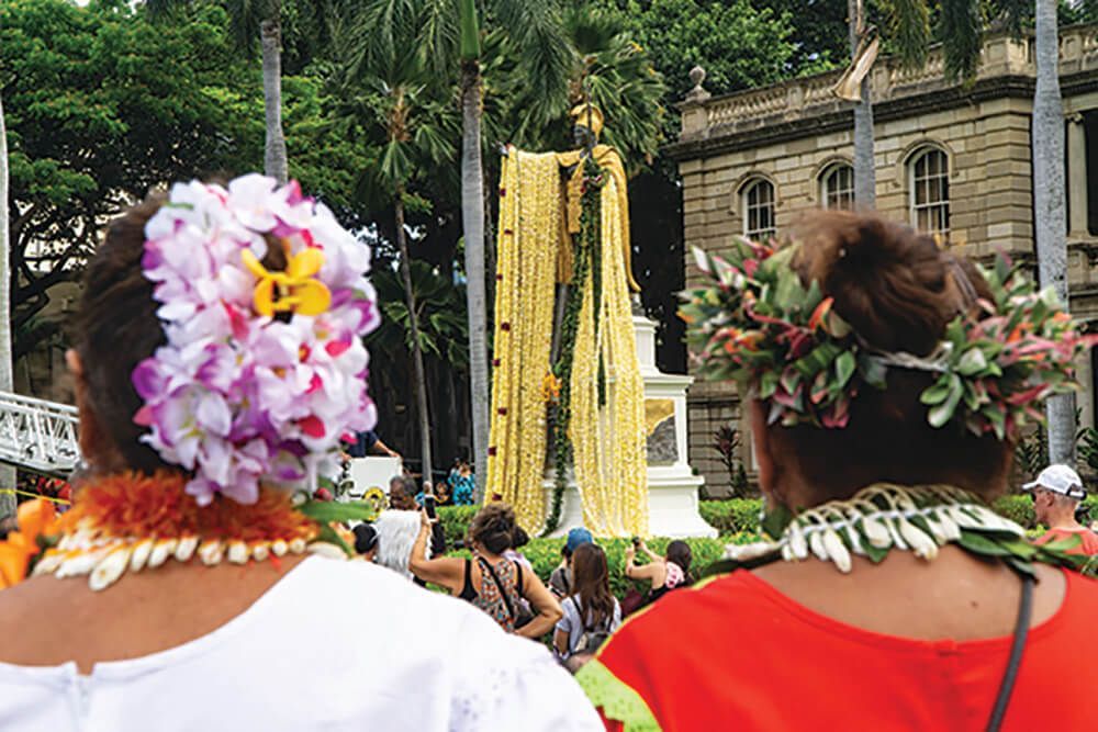 King Kamehameha Celebration Lei Draping Ceremony