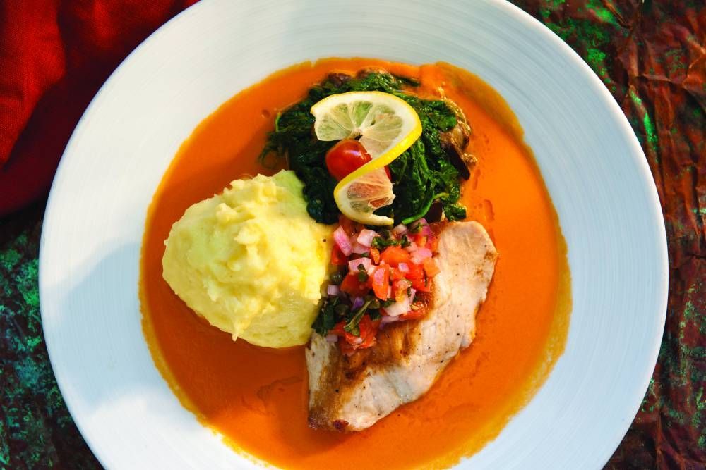 Sauteed Fresh Market Fish at Mala Ocean Tavern
