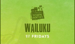 A green poster with the words wailuku on it