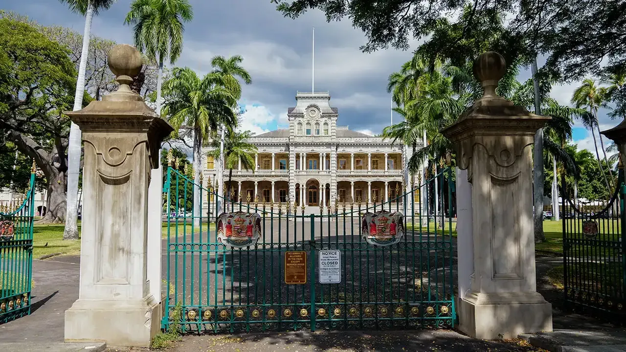 Important historical sites on the island of Oahu, Hawaii.