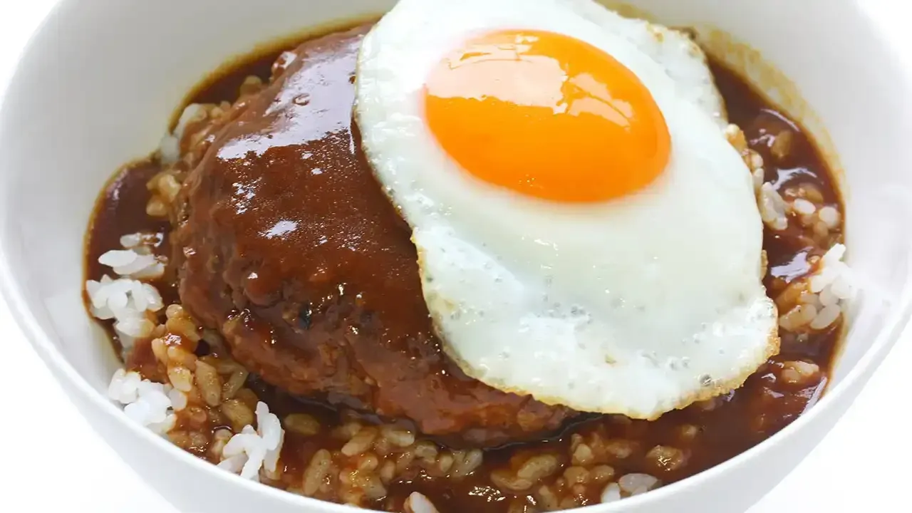 Loco Moco a traditional Hawaiian comfort food.