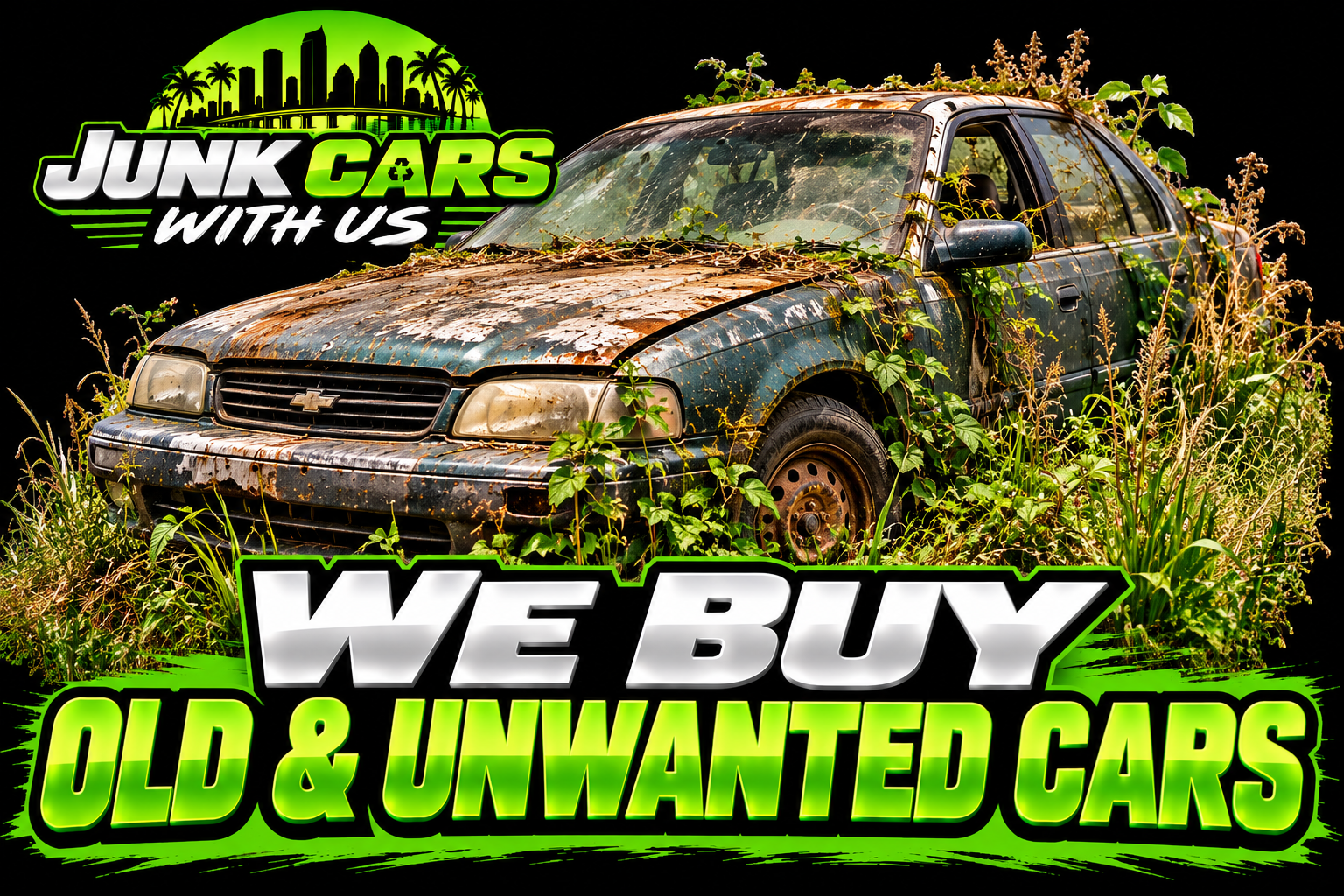 Sell an old or unwanted car for cash in Tampa, FL