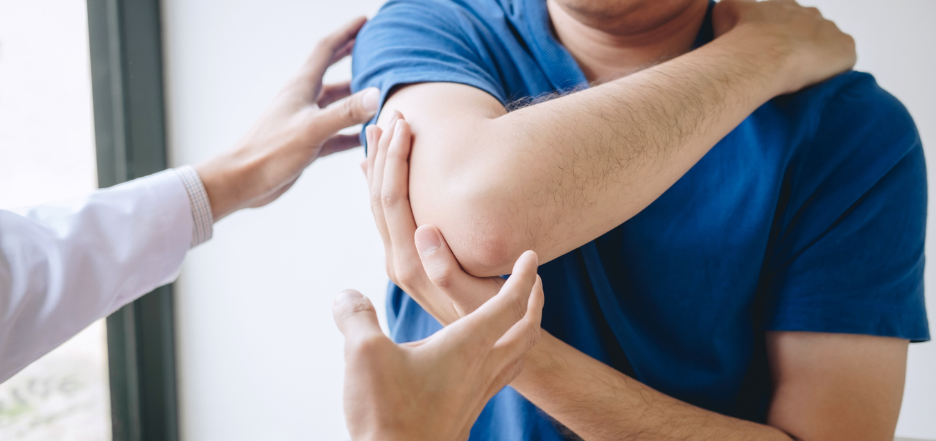 Physiotherapy on patient