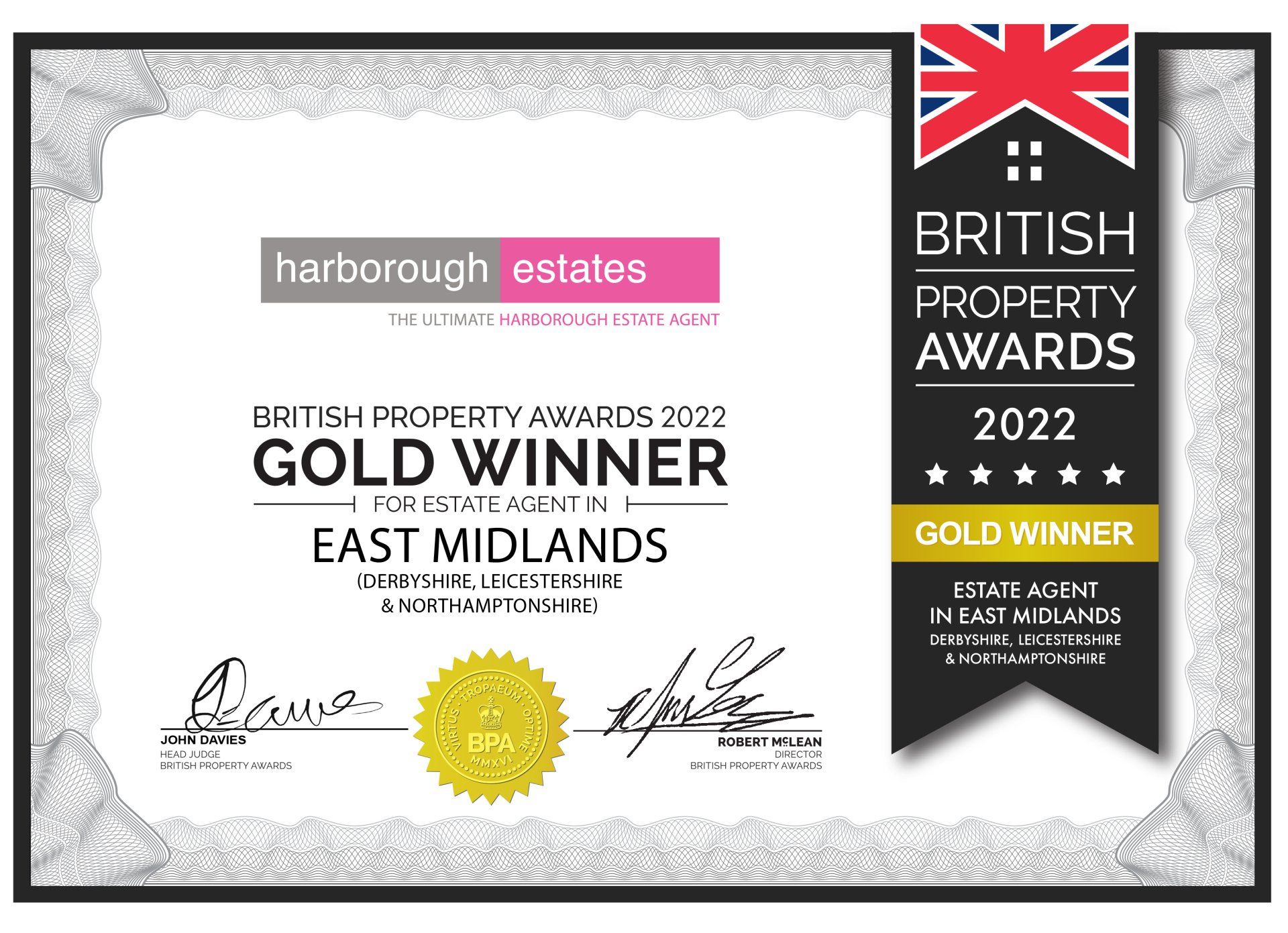 Award Winning Estate Agent in East Midlands(Leicestershire, Northamptonshire and Derbyshire)
