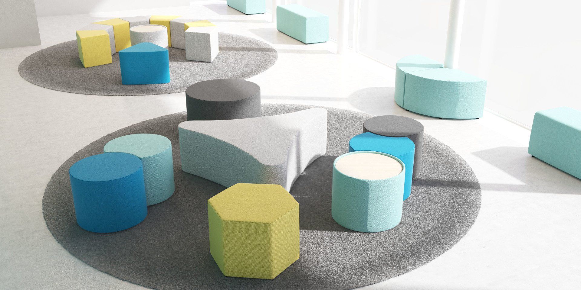 DS2 Scotland 200 Series contract modular sofa, chair and table range
