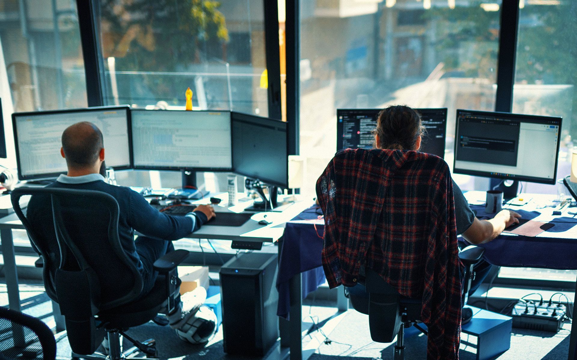 Men Working — Portland, ME — Information Systems Of Maine