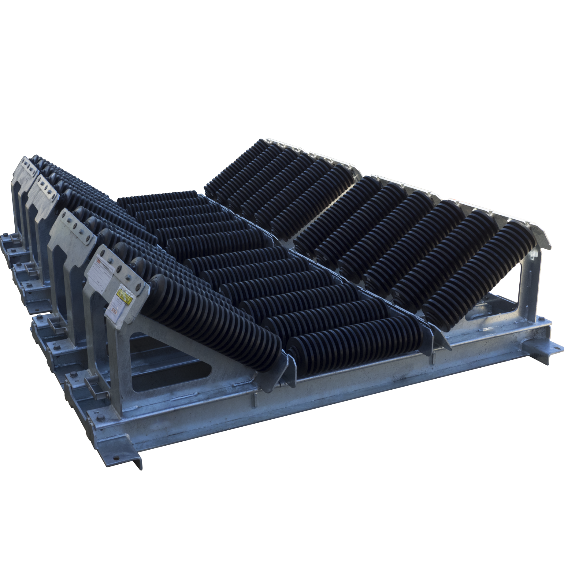 roller cradle belt support