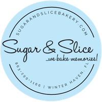 Sugar & Slice Bakery Logo