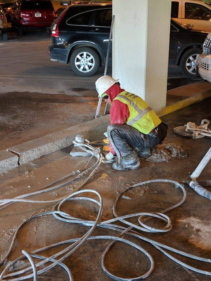 Man Doing Concrete Work - Council Bluffs, IA - National Concrete Cutting
