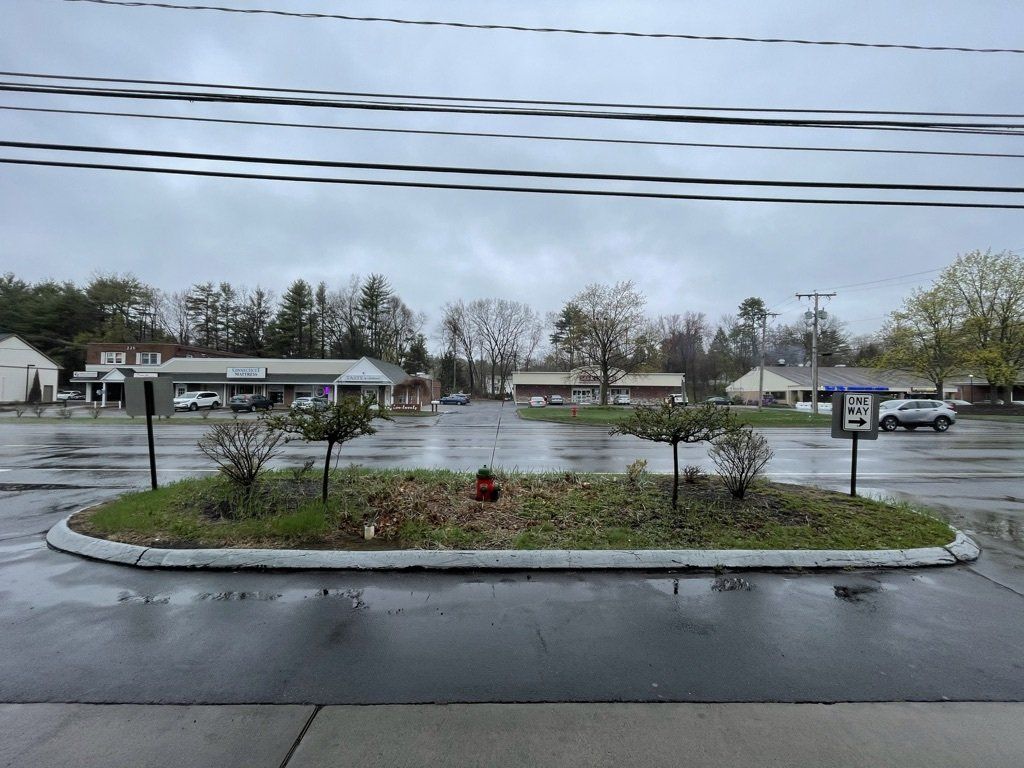 Commercial Landscape Design Before in Avon Connecticut