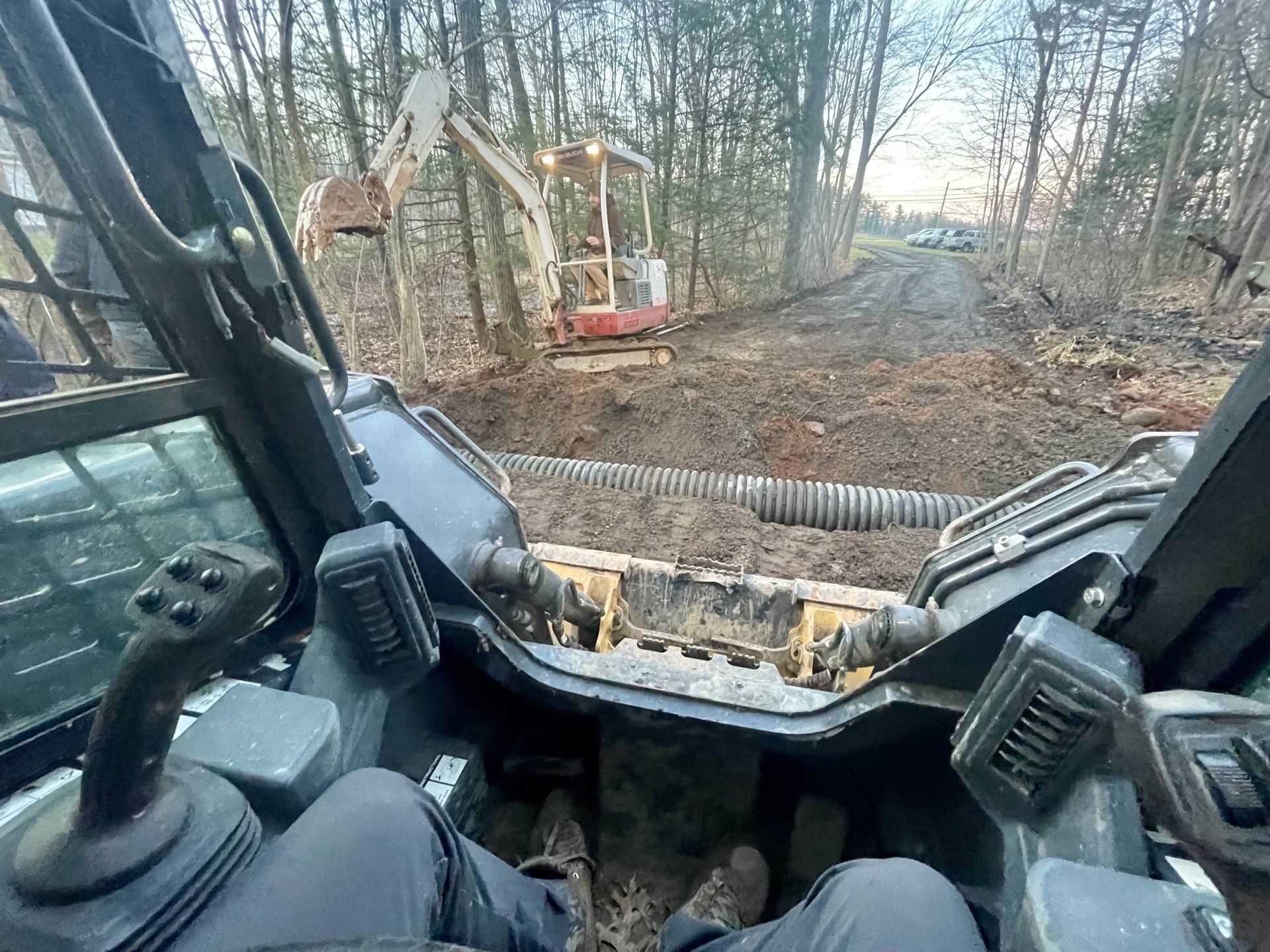 Gravel Driveway Repair with Drainage in Simsbury, CT