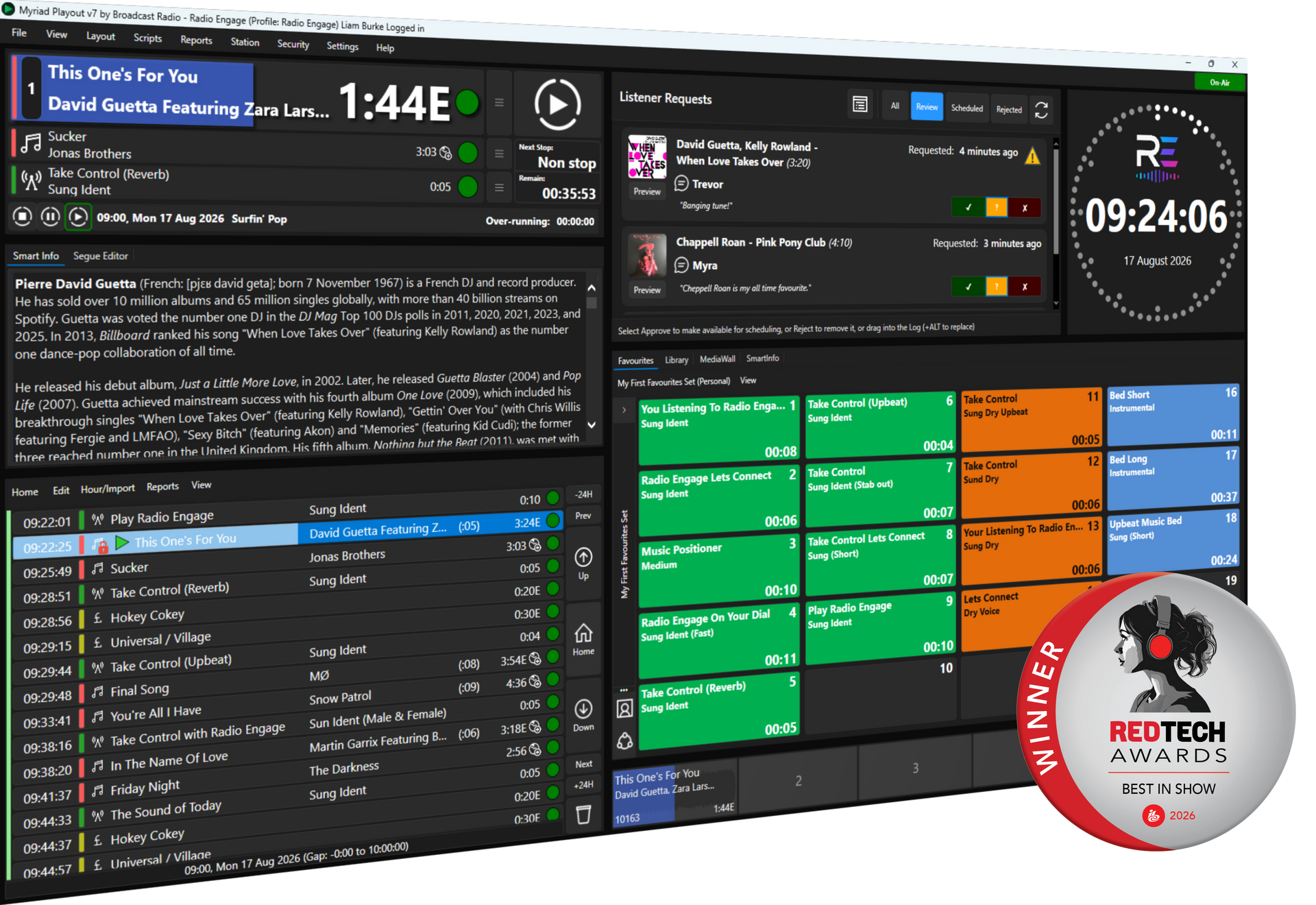 Myriad 7 Playout