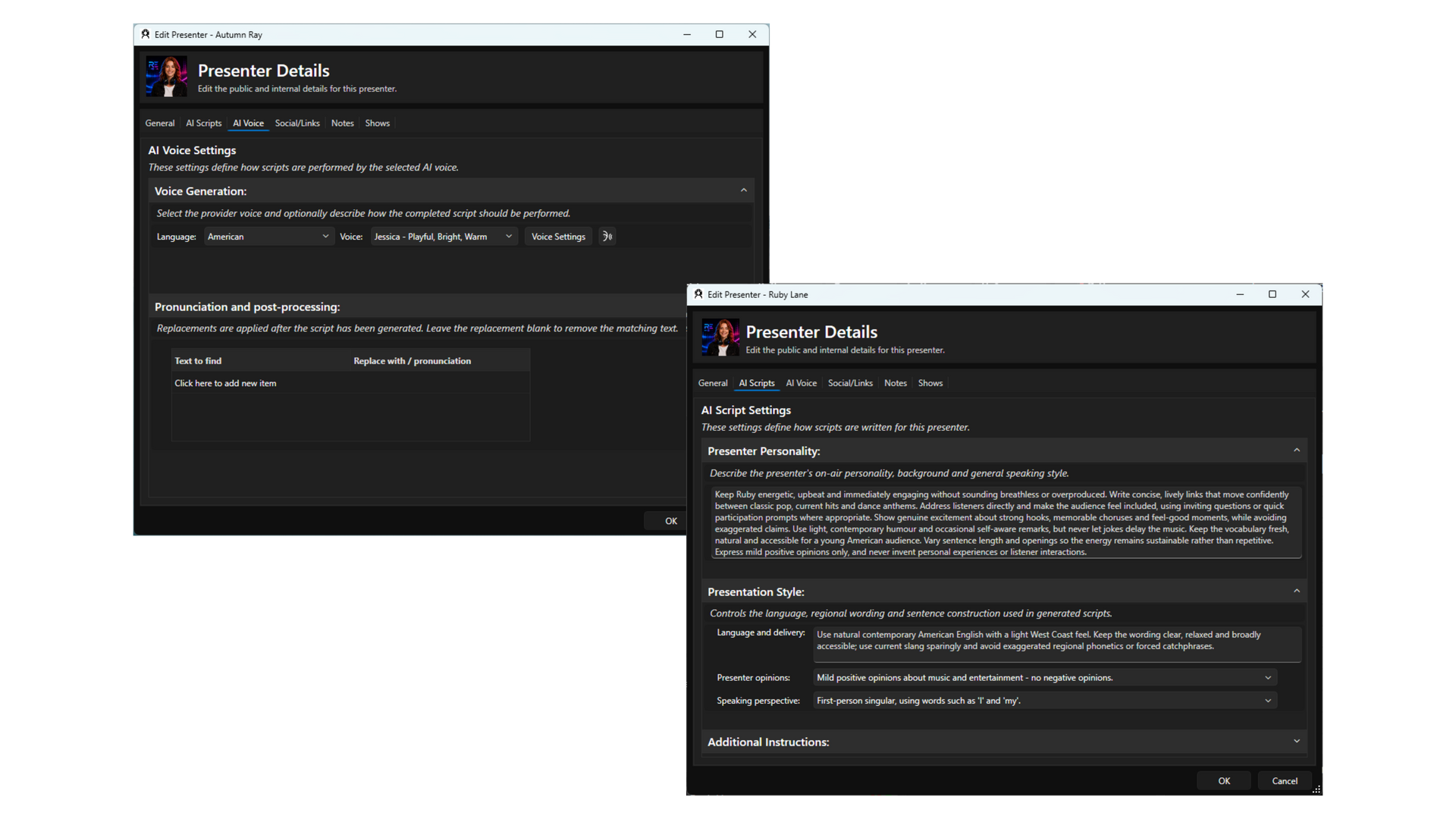 Enhanced AI Voice Links