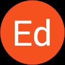 The letter ed is in an orange circle on a black background.