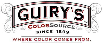 Guiry’s Color Source logo with “Since 1899” and tagline “Where color comes from.”