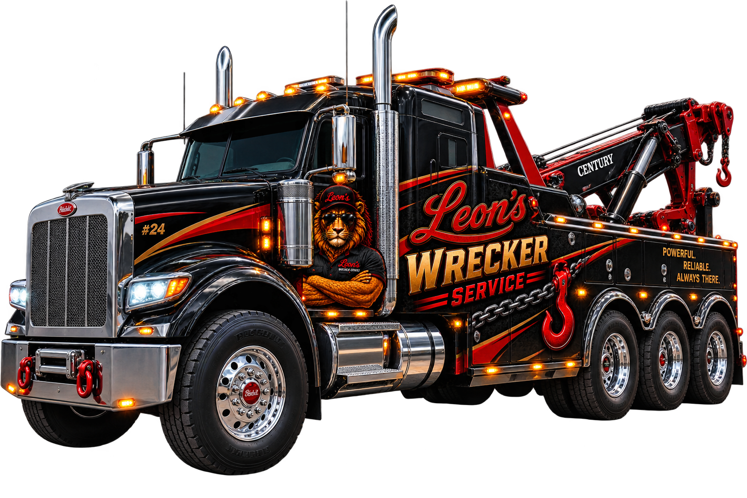 Leon's Wrecker Service wrecker — wrecker service and recovery in Spartanburg, South Carolina