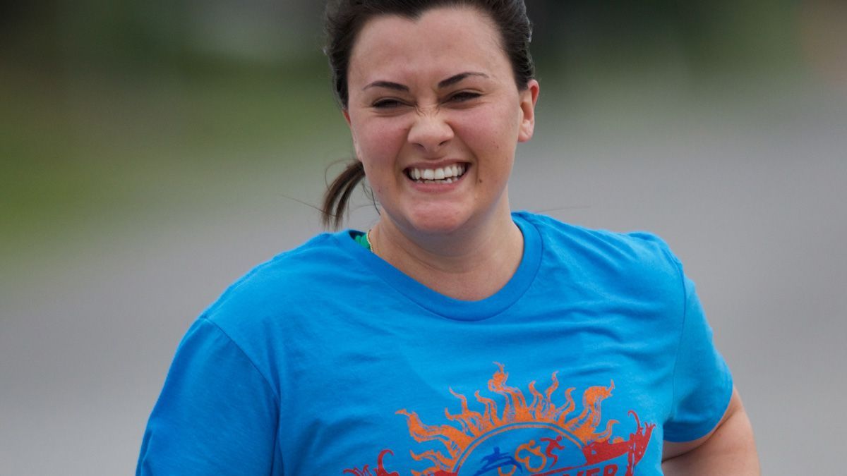 Spring Fever Triathlon competitor