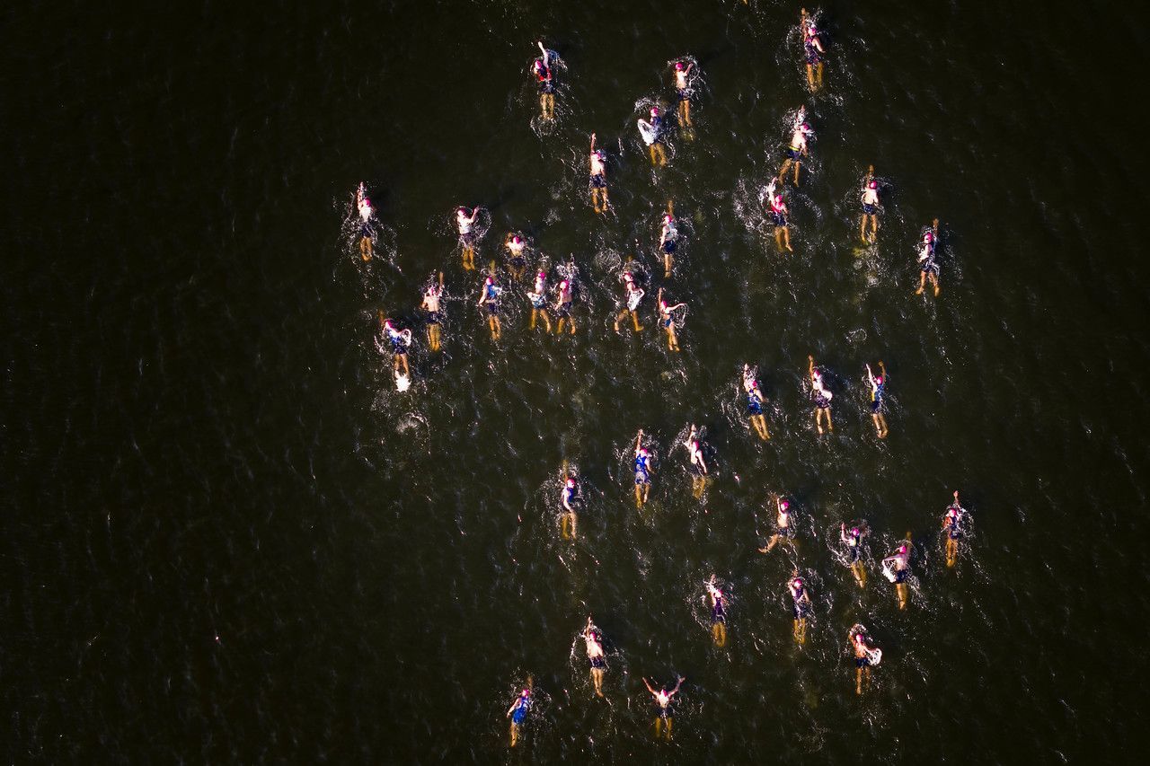 2016 Tulsa Triathlon swim