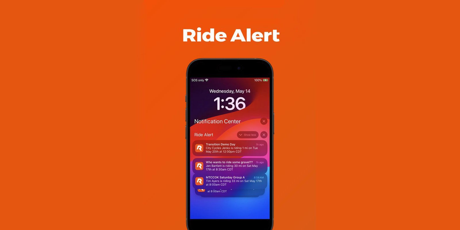 Ride Alert app
