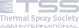 A logo for the Thermal Spray Society ASM International