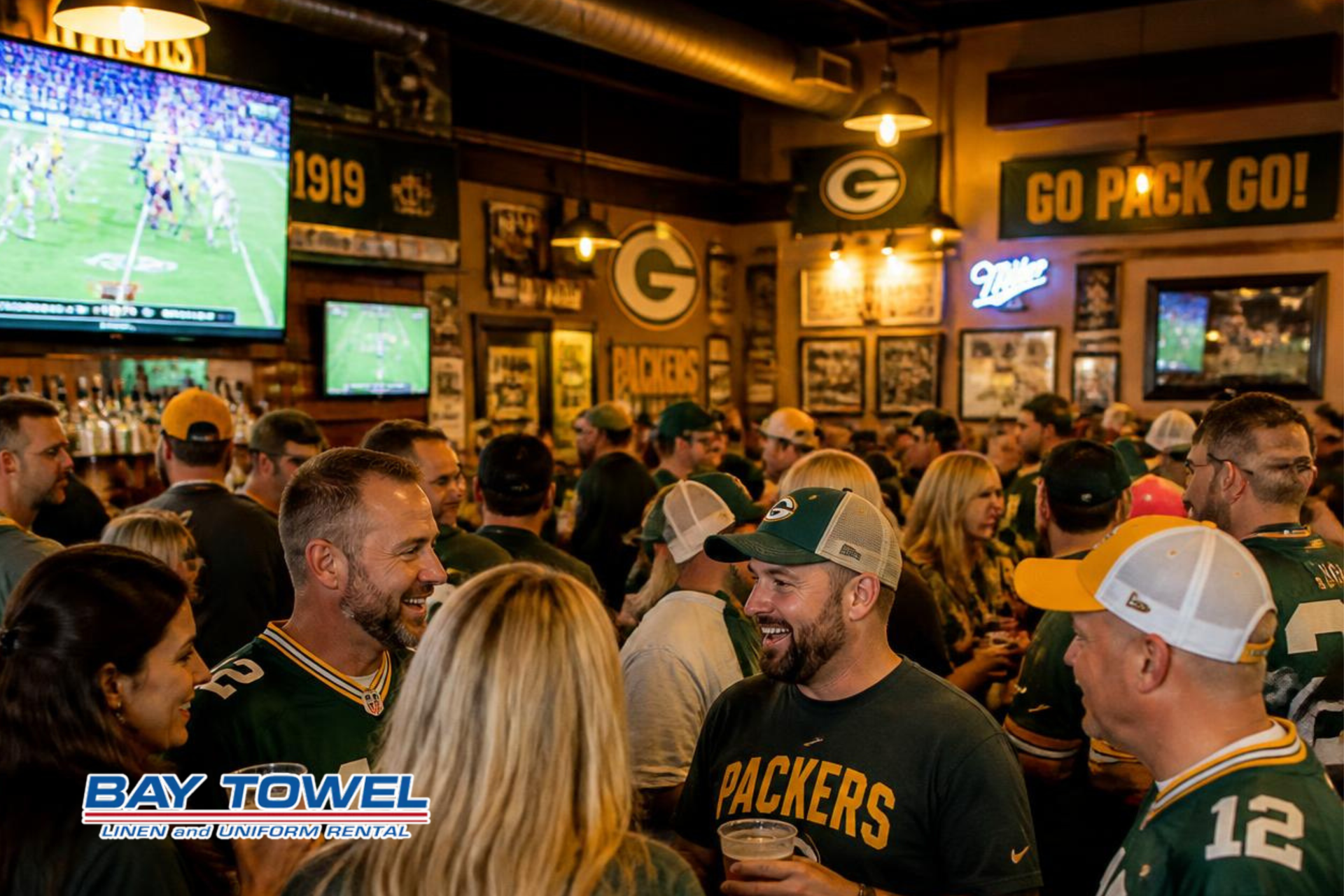 Wisconsin restaurant and bar prepared for a busy Packers game-day watch party