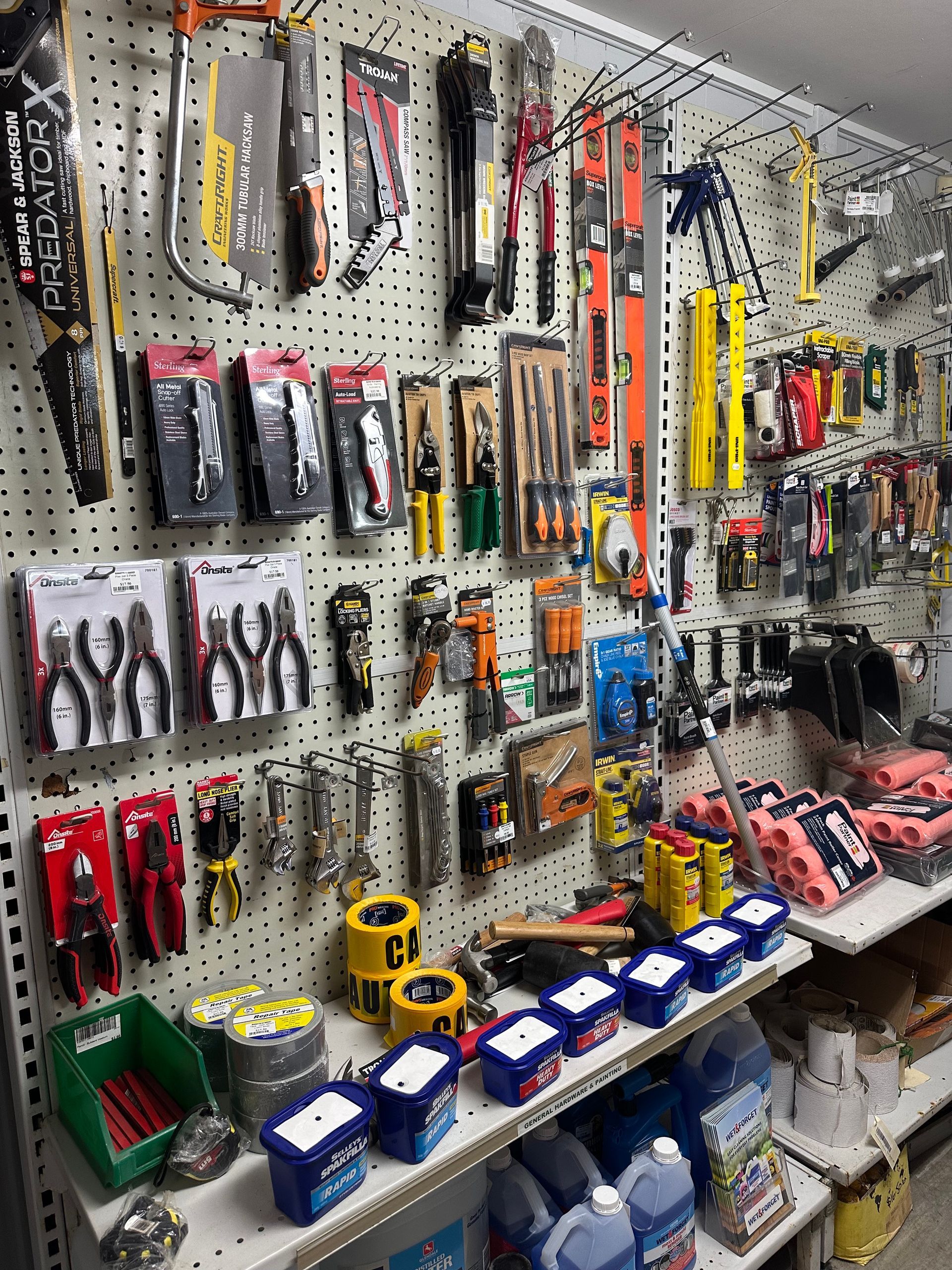A Store Filled With Lots Of Tools And Supplies — Burnetts On Barney in Gerringong, NSW