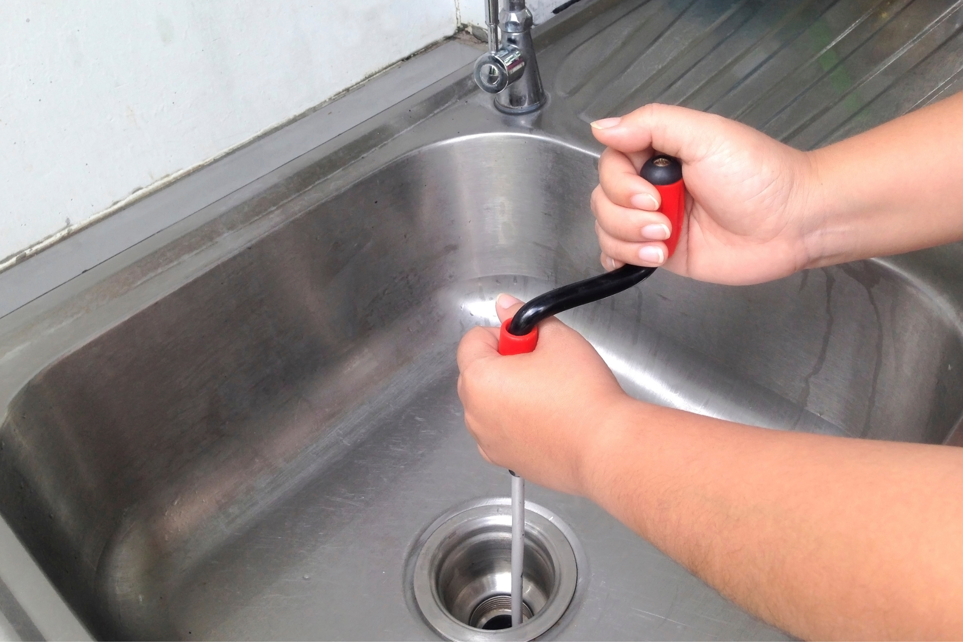 Clogged Kitchen Sink