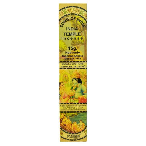 A tube of song of india india temple incense