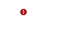 Red circle with a white dollar sign.