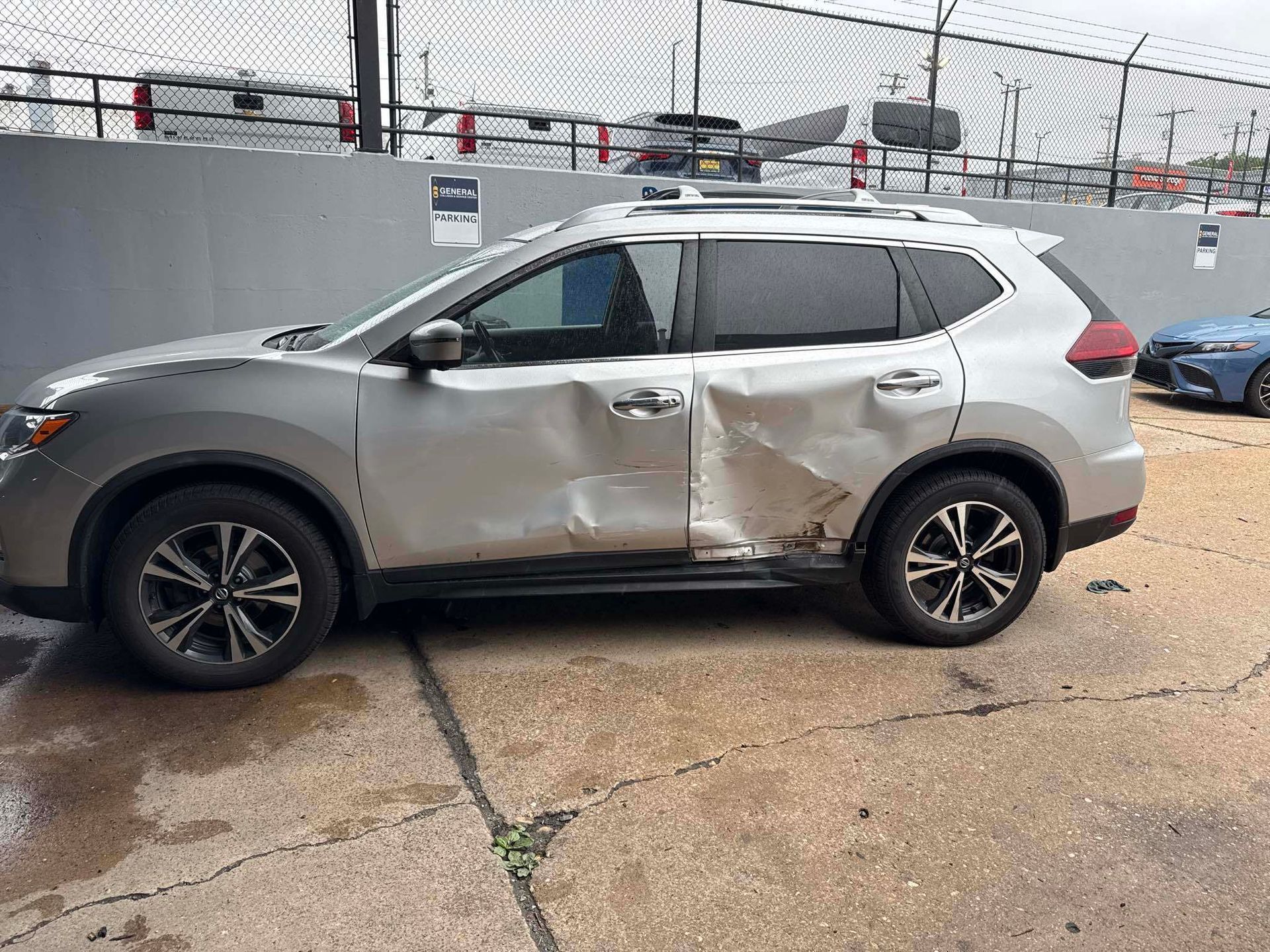 Nissan Rogue before collision repair