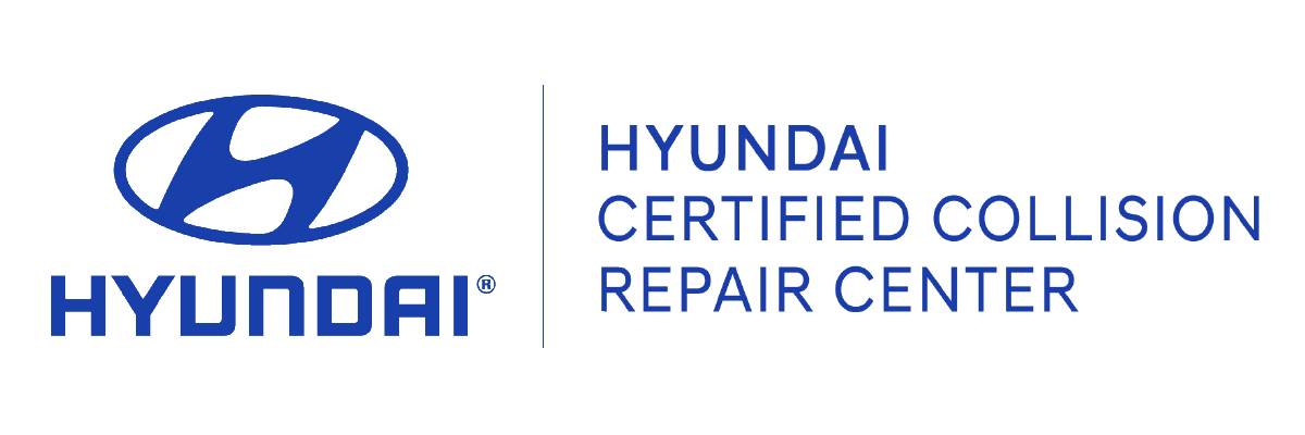 Hyundai Certified Collision Repair Center logo. 
